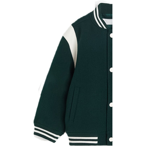 Veste universitaire sur mesure en gros d'usine, conception OEM, respirante, coupe-vent, de haute qualité, broderie pour hommes, patch frontal, streetwear - Product Image 5