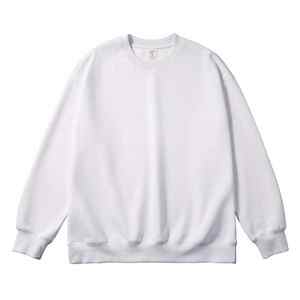 Sweat-shirt ras du cou surdimensionné Pull en coton uni Logo imprimé Pull-over à broderie personnalisée pour hommes Sweat-shirt Logo personnalisé - Product Image 2