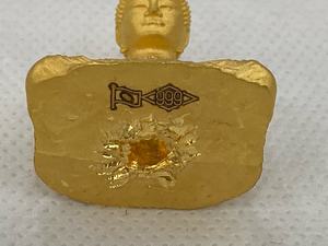 Statue de Bouddha Kamakura miniature PLACHINO en or pur certifié par la Monnaie japonaise, pièce de collection pour la décoration intérieure, vente en gros - Product Image 6