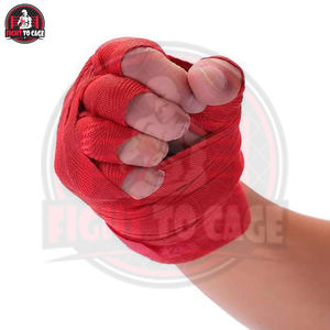 Bandes de boxe unisexes en coton durable de haute qualité certifiées CE pour l'entraînement et le kickboxing avec protection des mains - Product Image 3