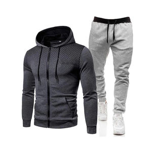 Chándal deportivo con cremallera cómodo personalizado para hombre, nueva tendencia con logotipo bordado personalizado, características de maternidad de talla grande - Product Image 6