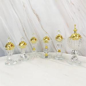 Quemador de incienso árabe directo de fábrica, quemador de incienso de Metal y vidrio de Oriente Medio DE LA India, recién llegado, quemador de incienso al por mayor - Product Image 2