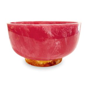 VARIETY Friendly Modern Fancy Round <b>Big</b> Size Resin Fruit and Salad <b>Bowls</b> with Top Quality Handmade Serving <b>Bowls</b> Multi - Product Image 5