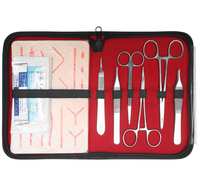Kit d'entraînement manuel à la suture en acier durable et réutilisable pour les professionnels de la santé et les stagiaires