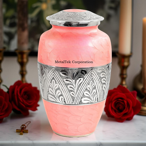 Últimos diseños 2026: Urnas clásicas rosas para cenizas, para adultos (hombres y mujeres), ceremonias funerarias, urnas decorativas para entierro y memoria. - Product Image 1