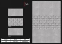 Carreaux muraux modernes blancs émaillés résistants à l'usure pour salle de bain et cuisine