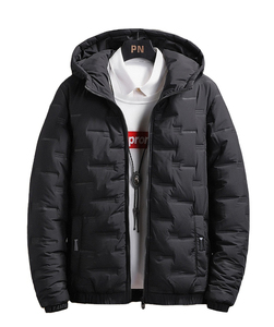 Veste d'hiver pour hommes de conception personnalisée OEM de haute qualité 250gsm 100% Nylon Water & Windproof Style Bomber avec tissu en toile - Product Image 4