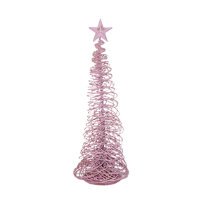 Árbol de Navidad decorativo de Navidad de hierro y madera con acabado de base oxidasa para decoración del hogar hecho a mano - Product Image 2