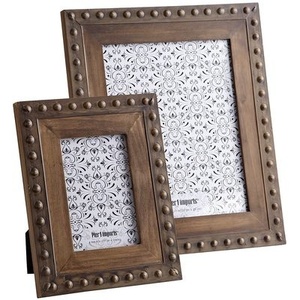 ACCESSOIRES CADRE PHOTO EN BOIS PERSONNALISÉ CADRE PHOTO MARRON Bois massif Cadres photo rustiques Affichage pour décoration murale - Product Image 6