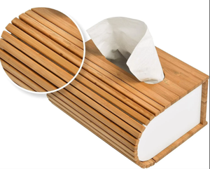 Natural Bamboo Tissue Box-Custom Size Available Multifunctional Design Made in Vietnam VIET FARGIMEX - Product Image 2