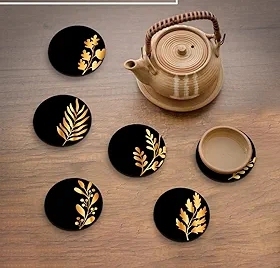 Posavasos de MDF Sublimación Posavasos de madera Forma redonda por Faizacraft Hecho en India - Product Image 2