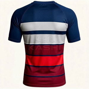 Rashguard KASHI FIGHT GEAR MMA Premium Transpirable de Manga Corta, Tejido Elástico de Poliéster/Nailon de Secado Rápido, Color/Talla Personalizable - Product Image 2