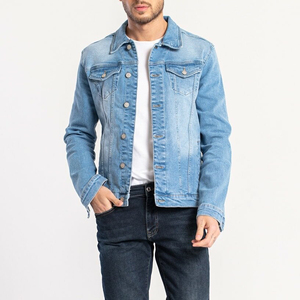 2026 Vintage High Quality <b>Denim</b> <b>Jackets</b> for <b>Men</b> New Fashion Plain Jeans <b>Jackets</b> Wholesale Online Sale for Winter Season - Product Image 4