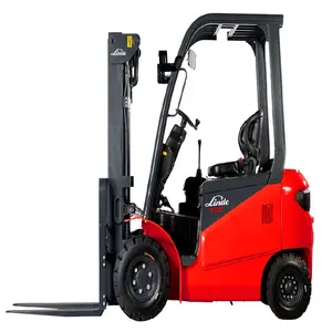 Long Lifetime Low Price Storage Power Forklift Truck Double Four Wheel Electric 1.0 Ton Forklift With Battery 1500Kg