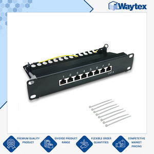 Panel de Conexiones Negro de Acero Laminado en Frío (SPCC) de Excelente Calidad, 10 Pulgadas, Aplicable a Rack, 8 Puertos Cat. 6 Unidades Blindadas a un Precio Razonable en el Mercado - Product Image 3