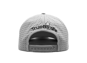 Gorra Snapback Gris de 6 Paneles con Bordado Deportivo 2D, Logotipos con Impresión por Transferencia de Calor, Paneles Cortados con Láser y Cierre de Plástico Ajustable - Product Image 5