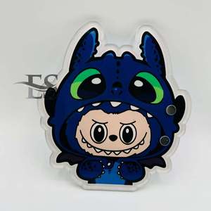 Wholesale Customizable Color Designs Cute Cartoon Character Lash Tile Pallet Private Label Acrylic <b>Eyelash</b> Tile With <b>Magnet</b> - Product Image 6