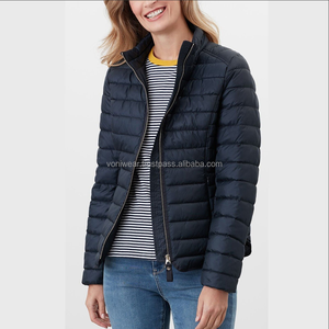 <b>Women's</b> <b>Lightweight</b> Canvas Knitted Puffer <b>Jacket</b> Custom <b>Quilted</b> Breathable Eco-Friendly Winter OEM ODM Bulk Wholesale Letter - Product Image 4
