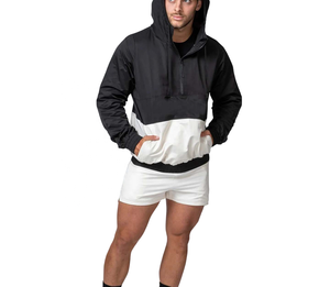 Chaqueta Cortavientos Deportiva Casual para Hombre, Estilo Moderno, 100% Poliéster, Cortavientos, Ligera, con Cuello Alto y Cremallera - Product Image 2