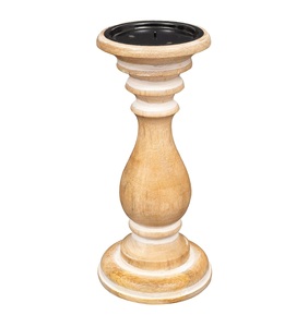 10 "blanc lavage bougeoir support en bois support pour Style campagnard Reiki aromathérapie Spa salon Sustaibalbe en bois - Product Image 1