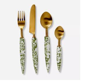 Nuevo tenedor y cuchillos de Metal para queso, cubiertos de Metal, juego de queso de acero inoxidable, juego de dos con mango de fundición de aluminio - Product Image 3