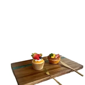 <b>Wooden</b> Sustainable Reusable 1.5cm Thick Dishwasher Safe Chopping <b>Block</b> for Home & Restaurant Kitchens Vegetables Fruits Meat - Product Image 1