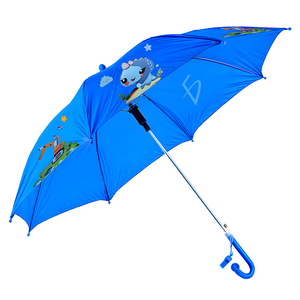 ร่มไนลอนเปิดอัตโนมัติลายการ์ตูนน่ารักสำหรับเด็กหญิงและเด็กชาย ดีไซน์พับสามตอน พร้อมเสียงนกหวีดสำหรับวันฝนตก - Product Image 6