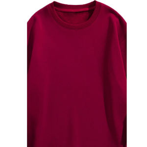 Sudadera de Cuello Redondo con Logotipo Personalizado para Hombre, 100% Algodón, Diseño Sólido, Alta Calidad, Moda de Invierno - Product Image 4