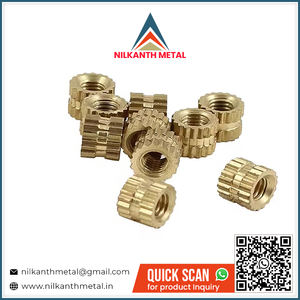 Perno de tuerca de inserción de moldura de latón de última colección disponible a precio competitivo - Product Image 2