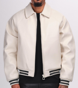 2026 Wholesale High Quality Casual Genuine Mens <b>Fleece</b> Jacket Custom Logo Designer Blank Plus Size Stand Breathable Windproof - Product Image 4