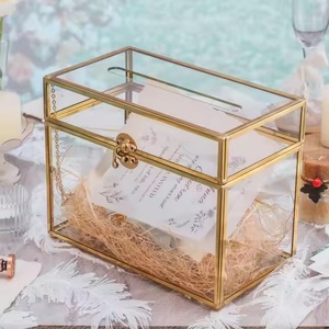 <b>Black</b> Color Brass & Glass Vintage Hand Crafted Custom Size Engraved Design Jewelry Storage <b>Box</b> Top Seller - Product Image 4