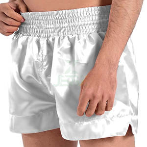 Pantalones Cortos de Boxeo JERSIZ Elásticos, Transpirables, de Secado Rápido, Duraderos, de Algodón y Poliéster para Hombres y Mujeres, Ropa de Entrenamiento de Artes Marciales - Product Image 4