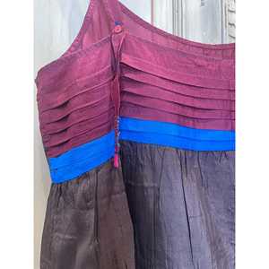 Vestido Lencero de Seda Miraj 95 Blue Horizon - Product Image 3