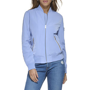 Chaqueta Universitaria con Logotipo Personalizado, Chaqueta Bomber Urbana Personalizada para Mujer, Chaqueta de Poliéster de Corte Regular para Mujer - Product Image 1