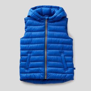 Gilet d'hiver sans manches pour homme Livraison gratuite Coque en toile Rembourrage épais en polyester Style sportif long Chaud Imperméable - Product Image 4