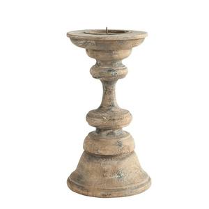 Porte-bougie décoratif en bois au design minimaliste pour l'accentuation de la maison et les centres de table de bureau - Product Image 5