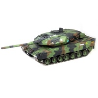 2026 HengLong Amélioré 3889-1 Pro 1:16 Char militaire RC allemand Leopard 2A6 avec tir de billes BB et télécommande infrarouge I/R