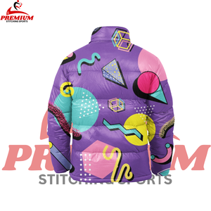 Chaquetas Acolchadas de Diseñador Sublimadas, Chaquetas de Plumón para Hombre, Chaquetas Acolchadas Personalizadas de Invierno para Hombre - Product Image 4