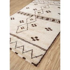 Tapis en laine noués à la main Zuri Ivory, motif géométrique 3D rectangulaire en puzzle pour la maison, le salon, la chambre, le couloir, modèle Pae-4541 - Product Image 2