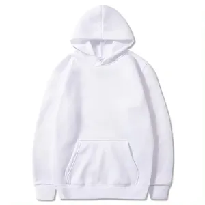 Vente en gros de pulls à capuche haute qualité pour hommes 100% coton streetwear vierge surdimensionné logo personnalisé pulls à capuche unis respirants