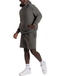 Ensemble sweat à capuche et short personnalisés avec décoloration du soleil sérigraphie sweat à capuche zippé et short 2 pièces sweats à capuche - Product Image 2