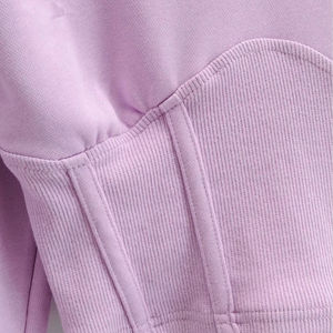 Sudaderas con Capucha Corta de Invierno para Mujer de Alta Calidad, con Logotipo/Diseño Personalizado, de Poliéster/Algodón de Alta Calidad, Cómodas y de Gran Venta - Product Image 5