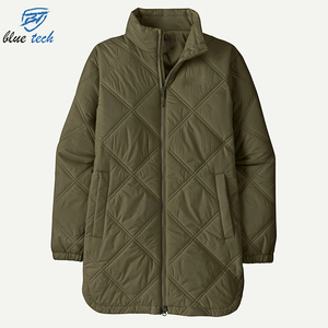 Women Puffer <b>Jacket</b> Stand Collar Knitted Stylish Windproof & Quick Dry Custom Logo & Design Print 2026 Style - Product Image 4