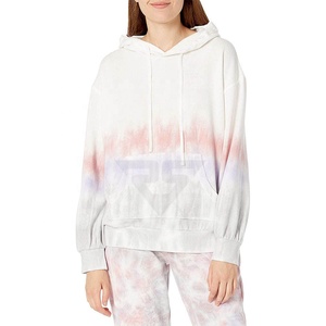 Logotipo personalizado al por mayor con capucha Tie and dye Sherpa Impresión personalizada al por mayor sudaderas con capucha - Product Image 1