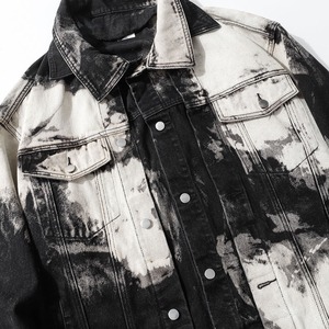 Veste denim à logo personnalisé en vente pour hommes à bas prix Vêtements décontractés Vestes denim chaudes et respirantes de haute qualité pour hommes - Product Image 2