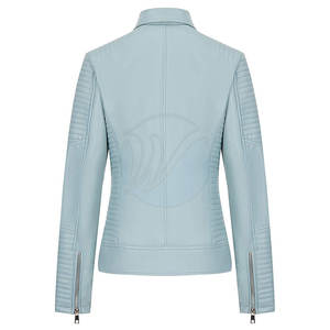 Veste en cuir unisexe de qualité supérieure nouveau Style de fermeture éclair à la mode décontracté élégant Long tissu grande taille tricoté matelassé imprimé - Product Image 2