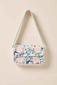 Bolso de hombro de lujo con diseño de corazón bordado con cuentas de semillas artesanales, con correa ajustable, elegante bolso de noche de diseñador. - Product Image 6