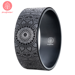 Roue de yoga en ABS haute capacité respectueuse de l'environnement avec surface antidérapante Conception d'impression personnalisée unique sûre pour une utilisation populaire - Product Image 6