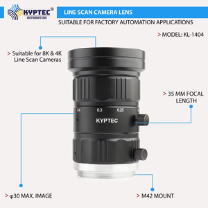 เลนส์กล้องแบบไลน์สแกนขนาด 35 มม. สำหรับการถ่ายภาพความละเอียดสูง 8K และ 4K สำหรับระบบตรวจสอบภาพอุตสาหกรรม - Product Image 6