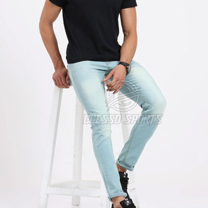 Nouveau design, meilleur prix, vente en gros de jeans pour hommes adultes, streetwear, respirants et confortables. - Product Image 5